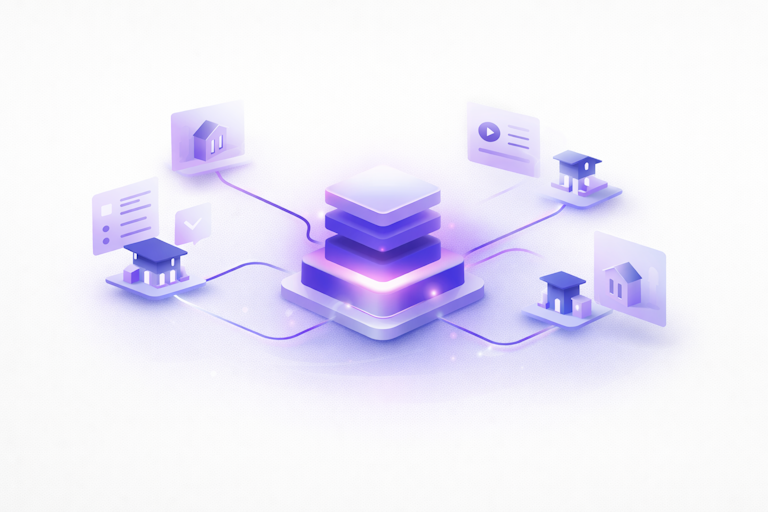 Sejal Solutions educational infrastructure illustration